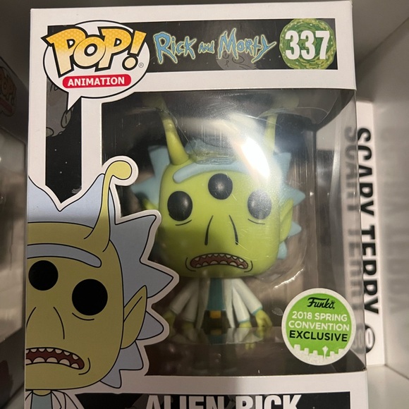 Funko Pop Rick and Morty Alien Rick Figure - Picture 2 of 5